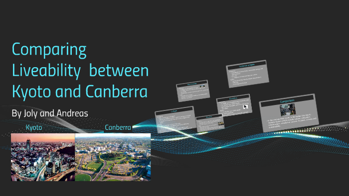 Comparing Liveability between Kyoto and Canberra by Joly Harrison ...