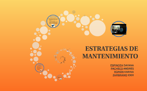 ESTRATEGÍAS DE MANTENIMIENTO By Daya Espinoza On Prezi