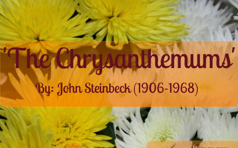 the chrysanthemums by john steinbeck full text