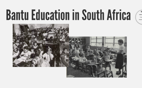 what is the importance of bantu education