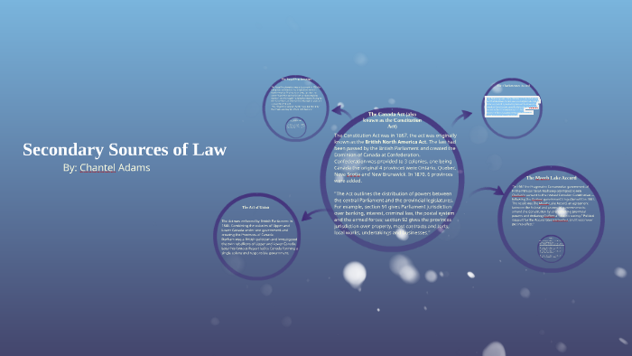 Primary And Secondary Sources Of Law Pdf