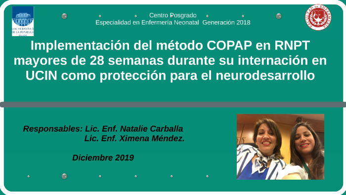 Copap Implementación del método COPAP en recién nacidos pretérmino by Tali ...