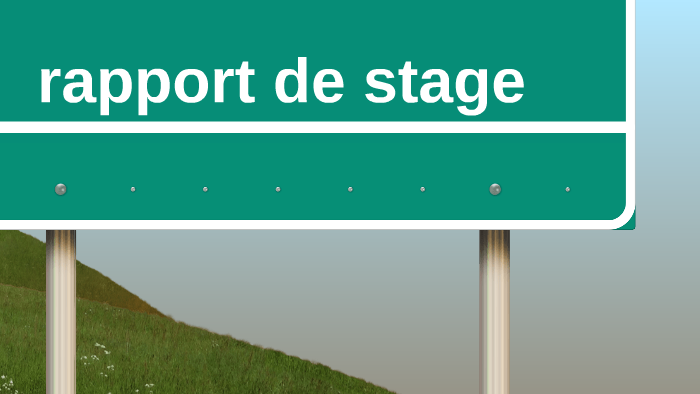 rapport de stage by maxgege les routiers