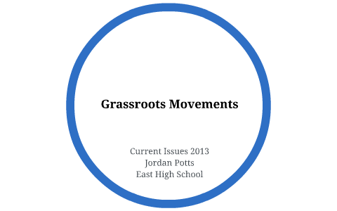 Grassroots Movements By Jordan Potts