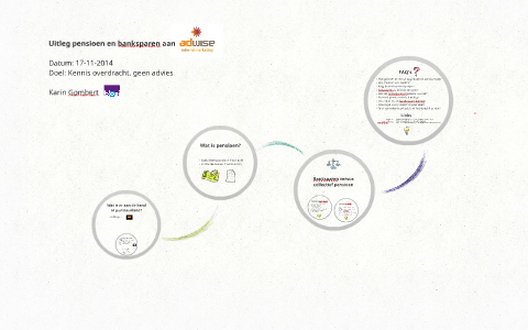 Uitleg Pensioen En Banksparen By Karin Gombert