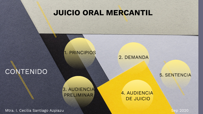 JUICIO ORAL MERCANTIL By CECILIA SANTIAGO On Prezi