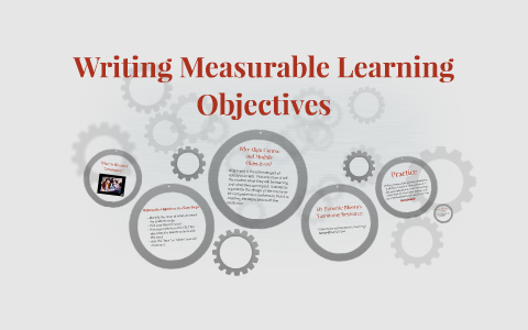 Writing Measurable Learning Objectives By Leah Geiger