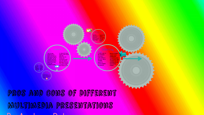 pros and cons of multimedia presentation