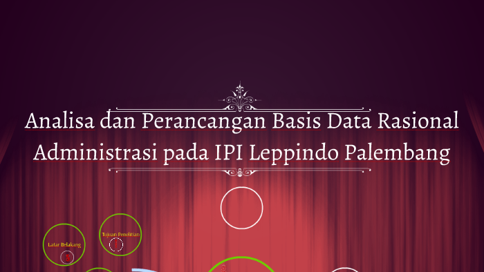Analisa dan Perancangan Basis Data Rasional Administrasi pad by sutan ...