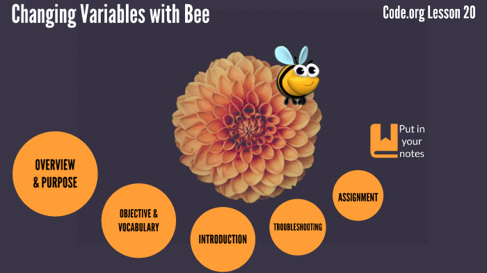 Unit 4 Lesson 20: Changing Variables with Bee by Holly Francks on Prezi