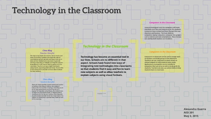 Technology In The Classroom by Alexandra Guerra on Prezi