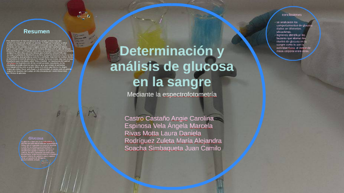 Determinación De Glucosa En Sangre Fundamento