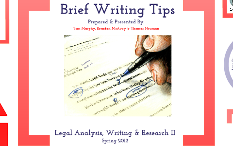 writing law