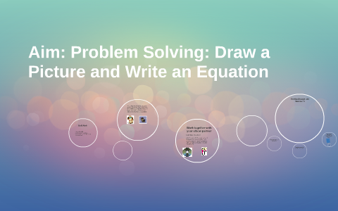 problem solving draw a picture and write an equation worksheet