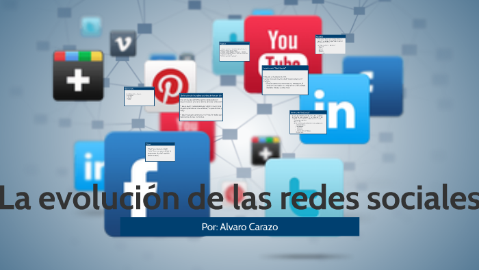 La evolución de las redes sociales by Alvarocrak 54 on Prezi