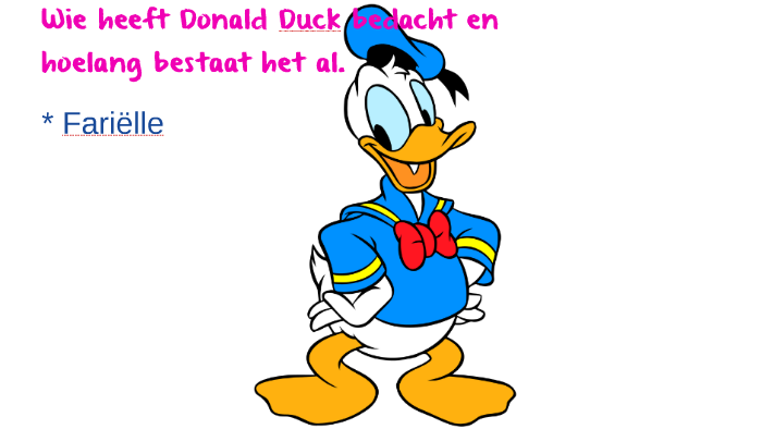 47+ Einde Spreekbeurt Donald Duck