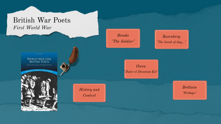 essay about war poets