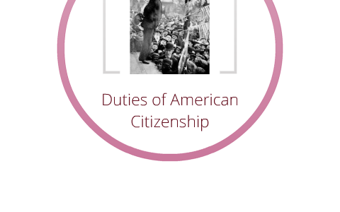 Duties Of American Citizenship By Haya Huneiti