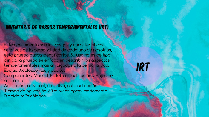 Inventario de rasgos temperamentales by danna perdomo on Prezi