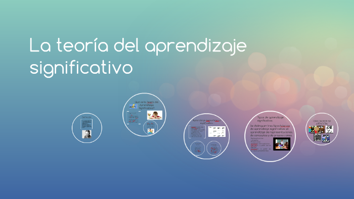 la teoría del aprendizaje significativo by Angela Ku Zapata on Prezi