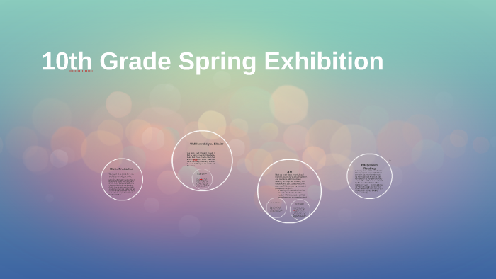 10th Grade Spring Exhibition by Yesenia Leon on Prezi