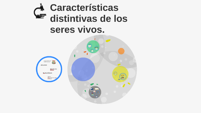 Caracteristicas distintivas de los seres vivos. by equipo informatica