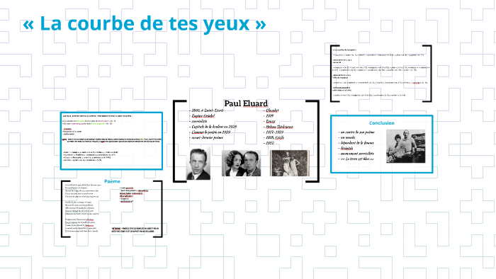 Paul Eluard La Courbe De Tes Yeux Analyse