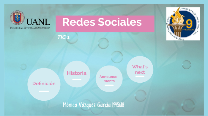 Redes Sociales by Mónica Valeria Vázquez García on Prezi