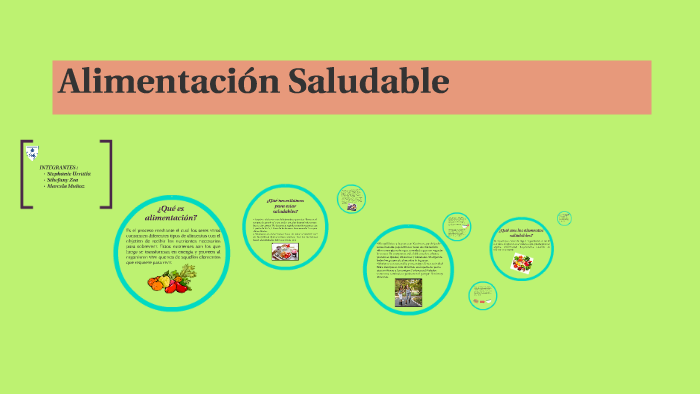 Alimentación Saludable by Marcela Muñoz on Prezi