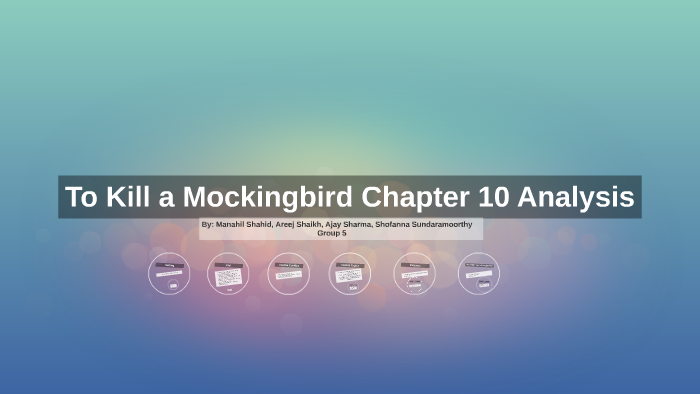To Kill a Mockingbird Chapter 10 Analysis by Manahil Shahid on Prezi