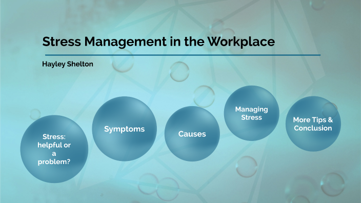 Stress Management in the Workplace by Hayley Shelton on Prezi