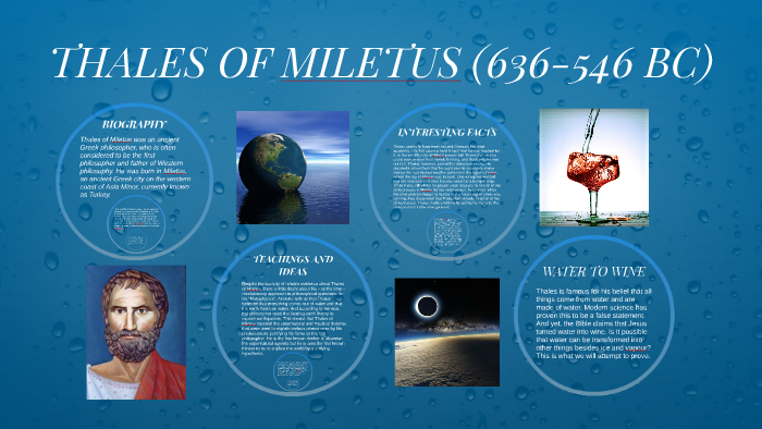 Thales of Miletus, Biography & Facts