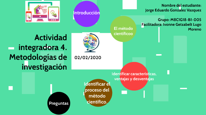 Actividad Integradora 4 Metodologías De Investigación