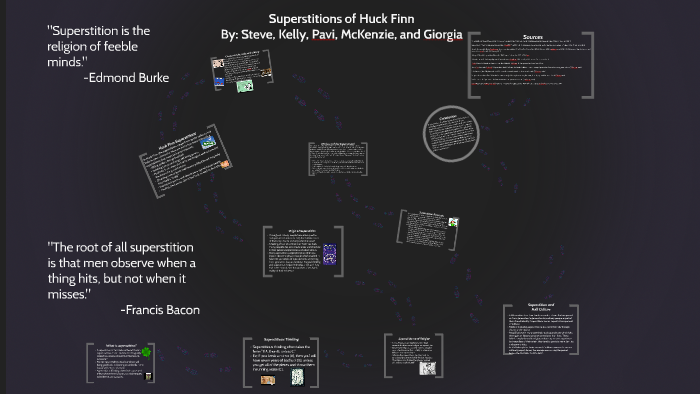 Superstitions Of Huck Finn By Pavithra Selvaraj