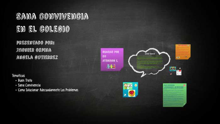 Sana Convivencia en el colegio by jhonnier ospina on Prezi
