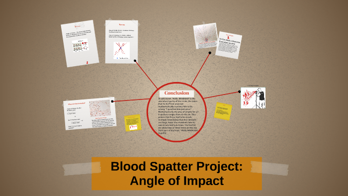 Blood Spatter : Angle of Impact, Area of convergence, Area o by Alyssa ...