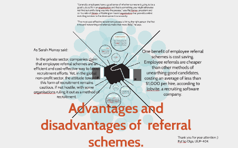 referral advantages disadvantages