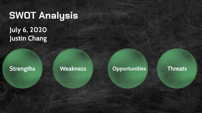 Personal SWOT analysis by justin chang on Prezi