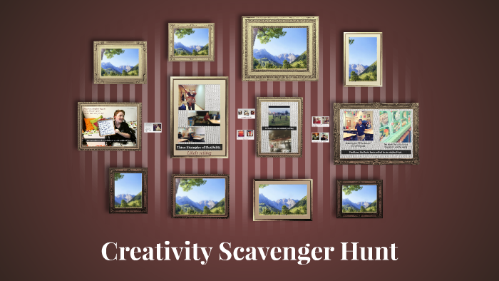 Creativity Scavenger Hunt by Meagan Tucker on Prezi