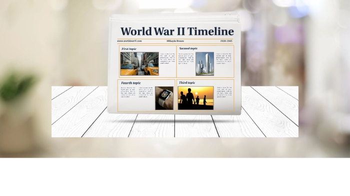 World War II Timeline by mikayla brown on Prezi