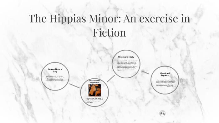 The Hippias Minor An exercise in Fiction by Zacharias Andreadakis