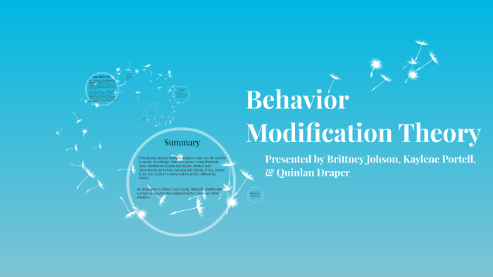 Behavior Modification Theory by Quinlan Draper on Prezi