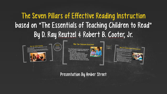 The Seven Pillars of Effective Reading Instruction by Amber St on Prezi