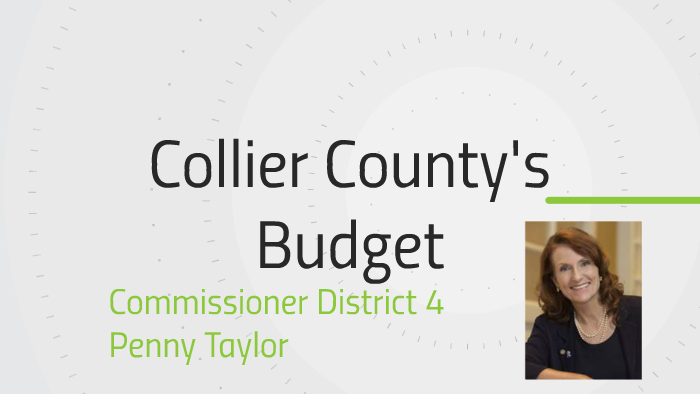 Collier County Budget By Collier County Managers Office