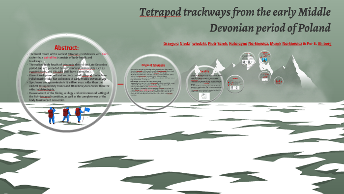 Tetrapod Trackways From The Early Middle By