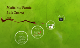 powerpoint presentation of medicinal plants