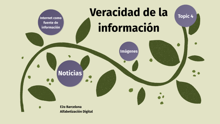 Veracidad de la información by E2o Barcelona on Prezi