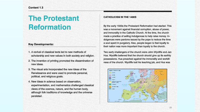 KC 1.3 The Protestant Reformation by James Conner on Prezi
