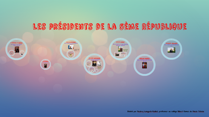 Les présidents de la 5ème République by Audrey LONGPRES-RAILLOT on Prezi