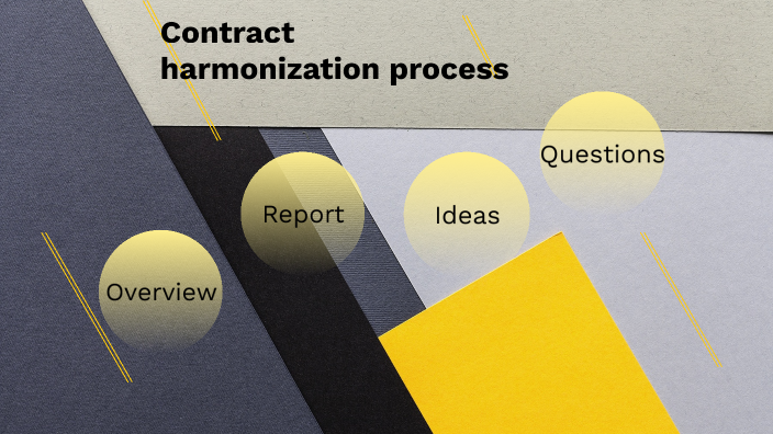 harmonization of contract
